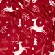 Плед Ardesto Christmas Flannel 160х200см, 100% поліестер, олені, червоний (ART0126PB) - изображение 2