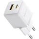Зарядное устройство Baseus 1xUSB-C 30W + 1xUSB white (P1011160A213-00) - изображение 1