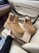 Уггі Neumel Platform Chelsea Camel натуральна замша хутро платформа 5см 410р рудий - зображення 5