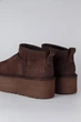 Уггі Classic Ultra Mini Platform XL Brown натуральна замша хутро платформа 5см 38р шоколадний - зображення 3