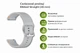 Ремешок BeCover Ribbed Straight 20mm для Samsung Galaxy Watch 7 40/44mm/7 FE/6/6 Classic/5/5 Pro/4/4 Classic/Watch 3 41mm Light Gray (BC_714848) - изображение 4
