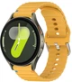 Ремешок BeCover Ribbed Straight 20mm для Samsung Galaxy Watch 7 40/44mm/7 FE/6/6 Classic/5/5 Pro/4/4 Classic/Watch 3 41mm Yellow (BC_714854) - изображение 1