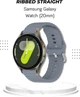 Ремешок BeCover Ribbed Straight 20mm для Samsung Galaxy Watch 7 40/44mm/7 FE/6/6 Classic/5/5 Pro/4/4 Classic/Watch 3 41mm Blue (BC_714841) - изображение 5