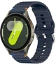 Ремешок BeCover Ribbed Straight 20mm для Samsung Galaxy Watch 7 40/44mm/7 FE/6/6 Classic/5/5 Pro/4/4 Classic/Watch 3 41mm Deep Blue (BC_714843) - изображение 1