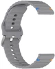 Ремешок BeCover Ribbed Straight 20mm для Samsung Galaxy Watch 7 40/44mm/7 FE/6/6 Classic/5/5 Pro/4/4 Classic/Watch 3 41mm Gray (BC_714845) - изображение 3