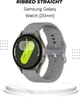 Ремешок BeCover Ribbed Straight 20mm для Samsung Galaxy Watch 7 40/44mm/7 FE/6/6 Classic/5/5 Pro/4/4 Classic/Watch 3 41mm Gray (BC_714845) - изображение 5