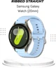 Ремешок BeCover Ribbed Straight 20mm для Samsung Galaxy Watch 7 40/44mm/7 FE/6/6 Classic/5/5 Pro/4/4 Classic/Watch 3 41mm Light Blue (BC_714847) - изображение 5