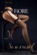 Чулки под пояс в сетку Fiore 4056 20 den 3 Черные - изображение 1