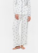 Женские пижамные штаны Primark Printed Boyfriend Pyjamas Bottoms XS для дома и сна Белый (8834) - изображение 1