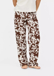 Пижамные хлопковые штаны Primark Printed Bottom Pyjama S Низ пижамы Коричневый (8845) - изображение 1