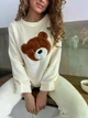 Женская тёплая махровая пижама Ghazel L белый (DO2502/1) - изображение 4