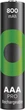 Акумулятор GP Recyko 800mAh Eco (GP85AAAHCBR21-2TLB6), Ni-MH AAA, 1.2V, 2.4A, LSD70-5, Box 6шт. - зображення 4