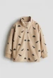 Дитяча тепла флісова толстовка для хлопчика H&M 110-116 см Бежева (26010904C) - зображення 1