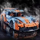 Конструктор Суперкар Porsche 911 GTR Technic — радіокерована машинка 1:14, 1300 деталей, керування з пульта та телефону - зображення 3