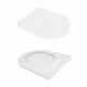 Унітаз підвісний Qtap Jay безободковий Ultra Quiet з сидінням Soft-close QT07335177W - изображение 8