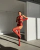Бодистокинг, Боди сетка красная, Комбинезон Сетка, Эротическое белье, One size (s1360_r) - изображение 4