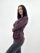 Ангоровая женская кофта джемпер теплая из ангоры 42-44, Бордовый - изображение 2
