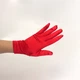 Елегантні жіночі рукавички короткі для фотосесії та свята Honey Fashion Accessories XS/S/M червоний (7-25) - зображення 2