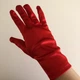 Елегантні жіночі рукавички короткі для фотосесії та свята Honey Fashion Accessories XS/S/M червоний (7-25) - зображення 5