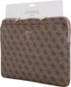 Etui na laptopa Guess 4G Zipper Pocket Triangle Logo 14" Brown (GUCS14ZP4DPTW) - obraz 4