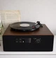 Вініловий програвач, музична стереосистема з інтернет-радіо Auna Cube Wood BT USB FM DAB WiFi - зображення 1