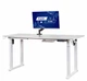 Стол с электрорегулировкой высоты Двухмоторный White Flexi Desk Carbon 160x65 см 28046 - изображение 2