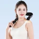Перкуссионный массажер для тела + 4 насадки, от USB, Черный - изображение 2