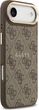 Панель Guess 4G PU Classic Logo MagSafe для Apple iPhone Air Brown (GUHMP17MP4MSEGCW) - зображення 4
