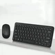 Набор беспроводная мини клавиатура + мышка Wireless 902, Черный - изображение 4