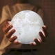 Настільний світильник нічник RGB 3D Місяць Magic Moon Light для дому та спальні затишний світильник (606363) - зображення 5
