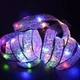 Світлодіодна гірлянда стрічка від батарей, 5м, 50 LED, BL-LC44B, Різнокольорова - зображення 1