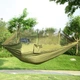 Подвесной гамак HAMMOCK NET с москитной сеткой 260х130 см на 200 кг зеленый туристический для кемпинга походов отдыха на природе рыбалки - изображение 2