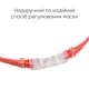 Детская маска для плавания Renvo Garsen JR Anti-fog Красный Белый OSFM (1SM110-0503) - изображение 4