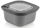 Контейнер IDEA HOME 00681 Line Box Gray 600 мл сірий (00681 Gray) - зображення 1