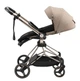 Коляска 2 в 1 Bair Moon Gold Edition MG-03 капучино - изображение 3