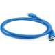 Дата кабель USB 3.0 AM/AM 1.5m blue Voltronic (YT-3.0AM+AM-1.5) - изображение 2