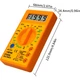 Цифровой мультиметр ANENG AN-DT830X, V, A, R, C, функція hFE (AN-DT830X) - изображение 3