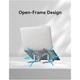 Подставка для ноутбука Vention Laptop X-type Stand Silver Aluminum Alloy (KDMI0) - изображение 2