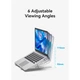 Подставка для ноутбука Vention Laptop X-type Stand Silver Aluminum Alloy (KDMI0) - изображение 11