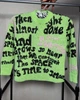 Свитер для девочки MSGM с контрастными графическими надписями 10–14 лет 152 см Салатовый с черным - изображение 2