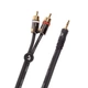 Инсертный кабель D'Addario Custom Series Dual RCA to 3.5 Stereo Mini Jack Cable (1.5m) (PW-MP-05) - изображение 1