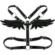 Портупея з крильцями Black Angel екошкіра K000994 - изображение 5