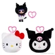 Кукла LOL Surprise Loves Hello Kitty and Friends Plush Kuromi Q.T. Куроми лол двухсторонняя плюшевая 596608 - изображение 6