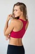 Женский бесшовный спортивный топ Giulia FLEX TOP FREE S/M Bordo-winterberry, комфортный топ из микрофибры - изображение 3