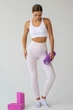 Женский бесшовный спортивный топ Giulia FLEX TOP FREE S/M White, комфортный топ из микрофибры - изображение 5