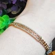 Браслет Xuping Jewelry 6-7мм длина 17-19см медицинское золото позолота 18К 2394 - изображение 2