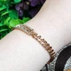 Браслет Xuping Jewelry 6-7мм длина 17-19см медицинское золото позолота 18К 2394 - изображение 3