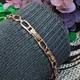 Браслет Xuping Jewelry 6-7мм длина 17.5-19.5см медицинское золото позолота 18К 2366 - изображение 3