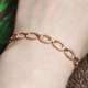 Браслет Xuping Jewelry 6-7мм длина 17.5-19.5см медицинское золото позолота 18К 2366 - изображение 4