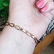 Браслет Xuping Jewelry 6-7мм длина 17.5-19.5см медицинское золото позолота 18К 2366 - изображение 5